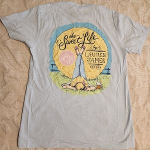 Lauren James sweet summer tee, EUC.